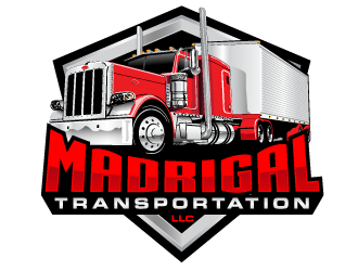 MADRIGAL TRANSPORTATION LLC  logo design by scriotx