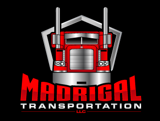 MADRIGAL TRANSPORTATION LLC  logo design by scriotx