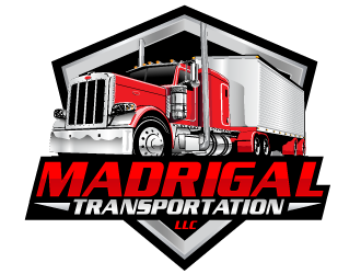 MADRIGAL TRANSPORTATION LLC  logo design by scriotx