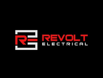 REVOLT ELECTRICAL logo design by imalaminb