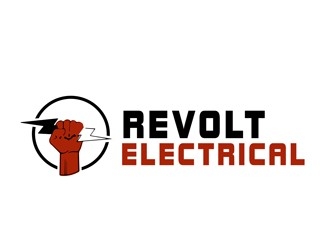 REVOLT ELECTRICAL logo design by bougalla005