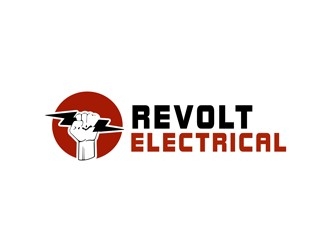 REVOLT ELECTRICAL logo design by bougalla005