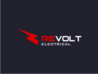 REVOLT ELECTRICAL logo design by Asani Chie