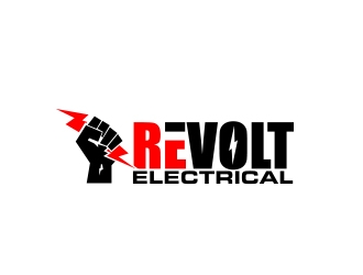 REVOLT ELECTRICAL logo design by MarkindDesign