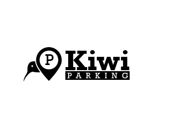 Kiwi Parking logo design by MarkindDesign