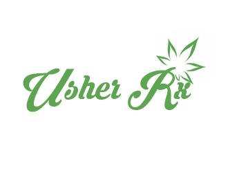Usher Rx logo design by nikkl