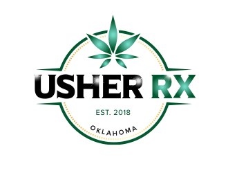 Usher Rx logo design by BeDesign