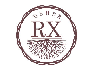 Usher Rx logo design by scriotx