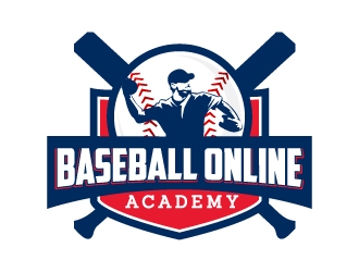 Baseball Online Academy logo design by jaize