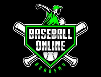 Baseball Online Academy logo design by daywalker