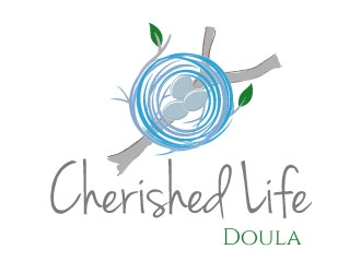 Cherished Life Doula logo design by Suvendu