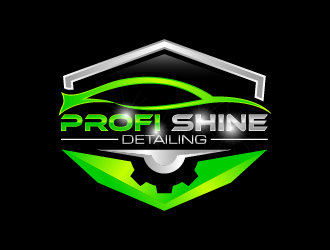 PROFI SHINE Detailing logo design by mhala