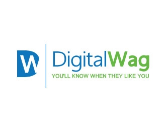 Digital Wag logo design by harshikagraphics