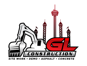 GL CONSTRUCTION logo design by scriotx