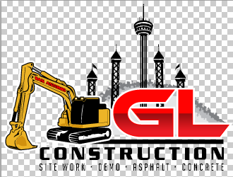 GL CONSTRUCTION logo design by scriotx