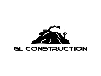GL CONSTRUCTION logo design by mckris
