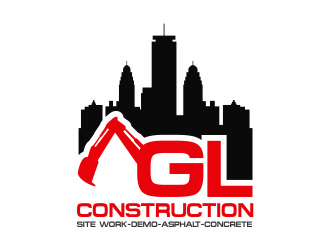 GL CONSTRUCTION logo design by iltizam