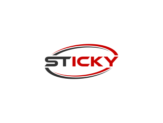 STICKY  logo design by ammad