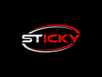 STICKY  logo design by ammad