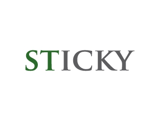 STICKY  logo design by abss
