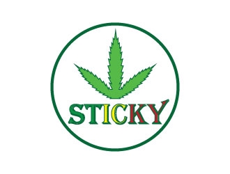STICKY  logo design by gateout