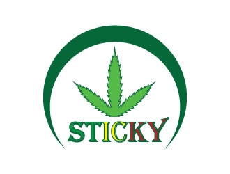 STICKY  logo design by gateout