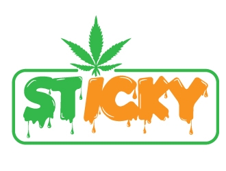 STICKY  logo design by Gelotine
