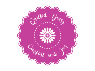 Quilted Daisy logo design by qqdesigns