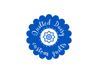 Quilted Daisy logo design by BlessedArt