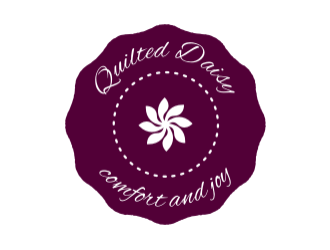 Quilted Daisy logo design by AmduatDesign