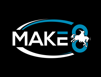 Make 8 logo design by MUNAROH