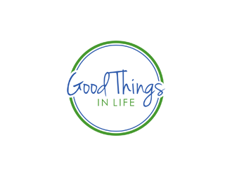 Good Things in Life logo design by johana