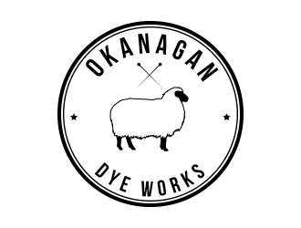 Okanagan Dye Works logo design by BeDesign