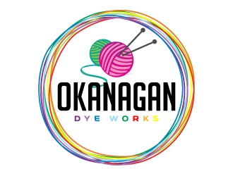 Okanagan Dye Works logo design by jaize