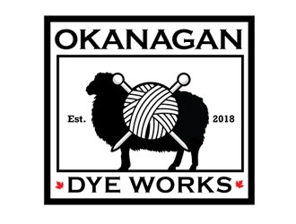 Okanagan Dye Works logo design by shere