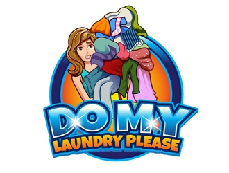 Do My Laundry Please logo design by DreamLogoDesign