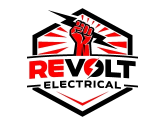 REVOLT ELECTRICAL logo design by jaize