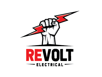 REVOLT ELECTRICAL logo design by AthenaDesigns