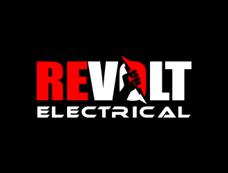 REVOLT ELECTRICAL logo design by akhi