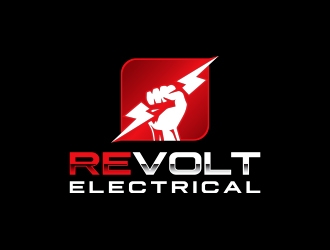 REVOLT ELECTRICAL logo design by Eliben
