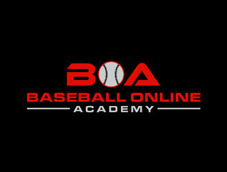 Baseball Online Academy logo design by johana