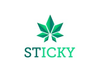 STICKY  logo design by ksantirg