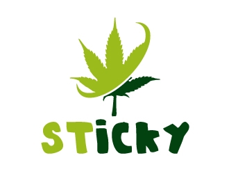 STICKY  logo design by ElonStark