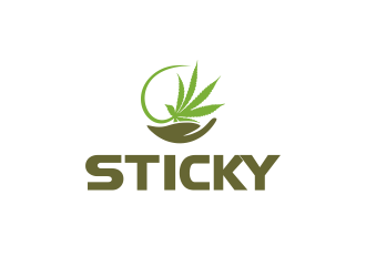 STICKY  logo design by YONK