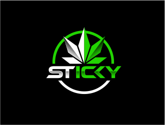 STICKY  logo design by kimora