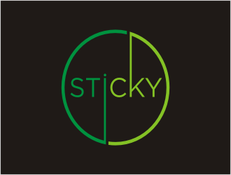 STICKY  logo design by bunda_shaquilla