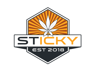 STICKY  logo design by kunejo