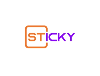 STICKY  logo design by Cyds