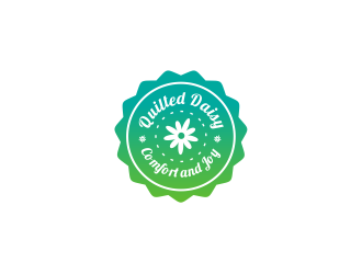 Quilted Daisy logo design by WooW