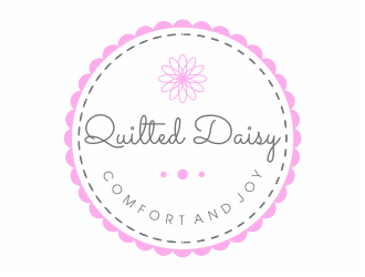 Quilted Daisy logo design by mutafailan